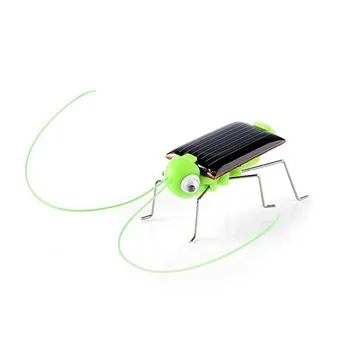 Saulės energija Varomas Žiogas Robotas Žaislas Kūrybos Mini Dovanų Vaikų Žvalgybos Naujovė 