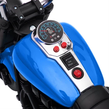 Vaikai Elektros Važinėti Motociklu Su Mokymo Ratų 6 V Mėlyna-50986182