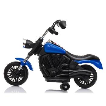 Vaikai Elektros Važinėti Motociklu Su Mokymo Ratų 6 V Mėlyna-50986182