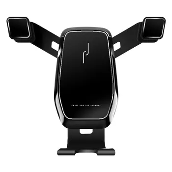 Aliuminio lydinys Universalus mobiliojo telefono laikiklis su horizontalus ekranas, gravitacijos automobilių metaliniu lizdo