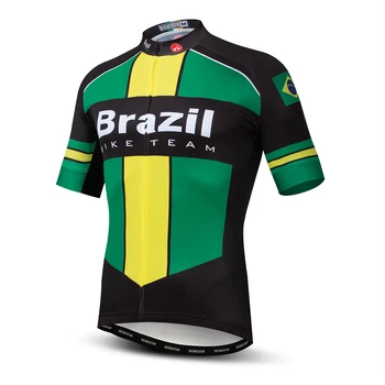 Brazilija 2019 Lauko Dviračių Džersis Mens dviratį drabužių dviračių Ropa Ciclismo maillot kelių MTB jersey jaunimo kalnų dviračių džersis