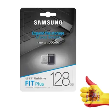 Pendrive USB SAMSUNG FIT PLUS 256 GB - 128GB - 64GB TITAN GRAY PLIUS