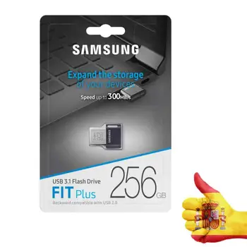 Pendrive USB SAMSUNG FIT PLUS 256 GB - 128GB - 64GB TITAN GRAY PLIUS