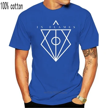 Riboto Liepsnos Jesterhead Logotipo Dizaino T-Shirt Dydis S-5XLNEW Mados T Shirts