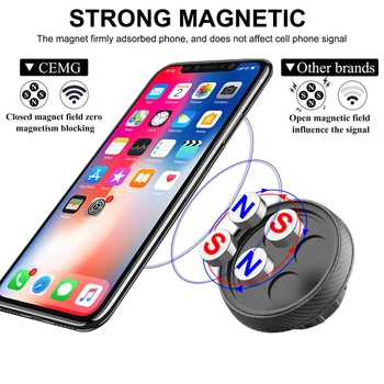 Univerola Magnetinio Automobilinis Telefono Laikiklis prietaisų Skydelyje Telefono Turėtojas Magnetas 360 Pasukti Stovėti Lengvai Įrašą Mount Viena ranka Paramos Turėtojas