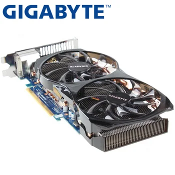 GIGABYTE Vaizdo plokštė GTX 660 2GB GDDR5 192Bit Grafikos Kortos nVIDIA Geforce GTX660 Naudojamas VGA Korteles stipresnis nei GTX 750 Ti