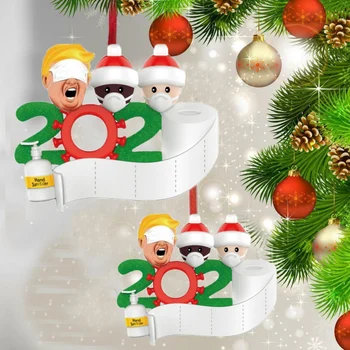 Išgyveno Šeimos 2020 Kalėdų Kabinti Ornamentas 