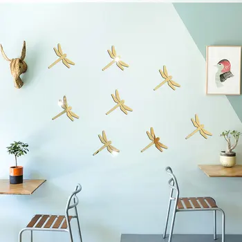 10 Vnt Dragonfly Akrilo Veidrodis, Sienų Lipdukai, Miegamojo Kambarį Dekoro Ir Namų Dekoro Priedai