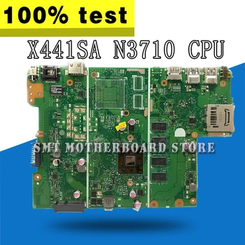 X441SA Plokštė N3710 CPU 4 GB RAM REV 2.1 Asus X441SC X441S a441S Nešiojamas plokštė X441SA Mainboard X441SA Plokštė