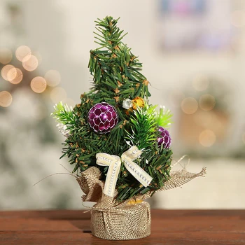 Audinio Juostelės Jingle Bell Kalėdų Pušies Medžio Stalas Mažas Mini Kalėdos Amatų, Apdailos, Namų Biuro Parodyti Langą Papuošalas Dovanų