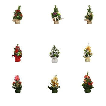 Audinio Juostelės Jingle Bell Kalėdų Pušies Medžio Stalas Mažas Mini Kalėdos Amatų, Apdailos, Namų Biuro Parodyti Langą Papuošalas Dovanų