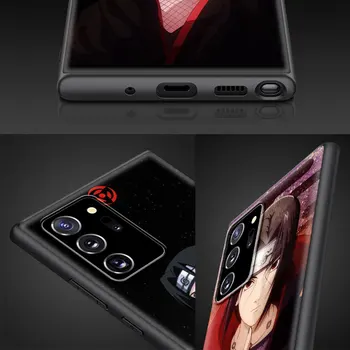 Telefono dėklas, skirtas Samsung Galaxy Note 8 9 10 20 Ultra 5G Plius 10Lite 5G Silikono Fundas Padengti Shell Coque Anime Naruto Akatsuki