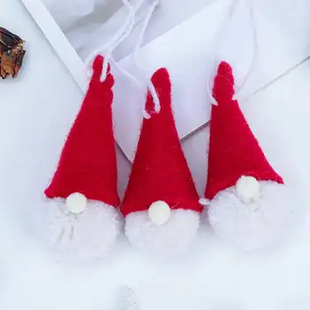 Kalėdų Eglučių Papuošalai Kabinti Ornamentu Beveidis Kalėdų Senelio Lėlės Vilnos Veltinio Kalėdų Eglutė Pakabukas Papuošalai