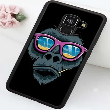Samsung Galaxy j3 skyrius J4 J6 J7 J8 2018 A11 A21S A51 A71 A91 A5 A7 A8 Sunku VNT TPU Telefono Atvejais Galinį Dangtelį Animacinių filmų, Animacinių filmų Gorila