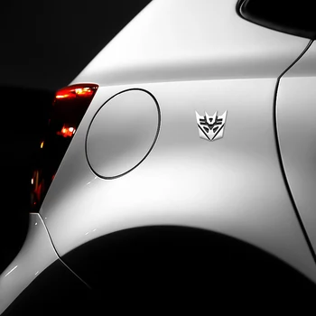 1pcs Metalo Transformatoriai Automobilių Stilius Cool Autobots Logotipą, Automobilių Optikos Automobilių Lipdukas Emblema Ženklelio Lipdukai Automobilio Uodega Lipdukas Priedai