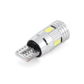 2VNT Automobilių Stiliaus LED Automobilių Šviesos Dekodavimo Patvirtinimo Plotis T10 W5W 194 5630 Interjero LED Lemputė Licenciją Plokštelės Šviesos Lubų Lempa