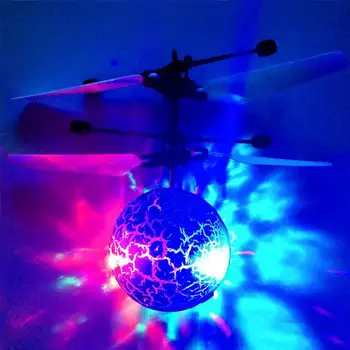 Mini Rankų Jutiklis Drone Magija Spalva Kreko Plaukioja Kamuolys Elektros RC Sraigtasparnis Vaikų Indukcijos Orlaivių Žaislas