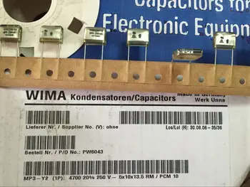 30pcs WIMA MP3-Y2 0.0047 UF 4n7 4700PF 250V 300VX1 Saugos plonasluoksnių Kondensatorius nemokamas pristatymas