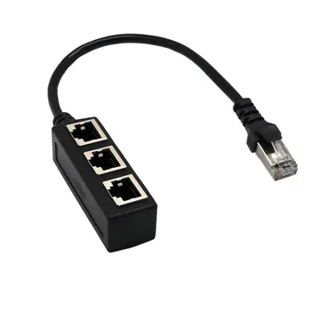 ABS Auksu 8-pin AMAZON FIRE TV 3 PCB Lenta Priedai RJ45 Kištuko Stabili LAN Ethernet Adapter Patvarus Splitter Cable