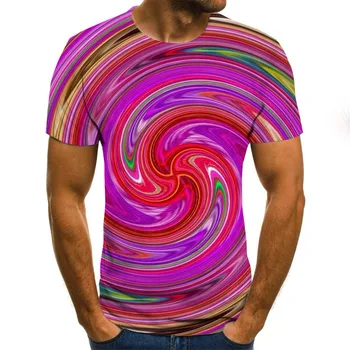 Vertigo, Hipnotizuojantis 3d Marškinėliai, vyriški Vasaros marškinėliai 3D Atspausdintas Tshirts Trumpas Rankovės Suspaudimo Marškinėlius Vyrų/moterų Partijos T-shirt
