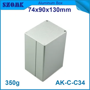 4pcs/daug karšto pardavimo aliuminio ekstruzijos kabineto elektronika projekto atveju būsto 74*90*130mm