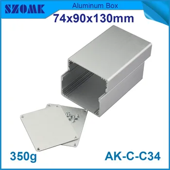 4pcs/daug karšto pardavimo aliuminio ekstruzijos kabineto elektronika projekto atveju būsto 74*90*130mm