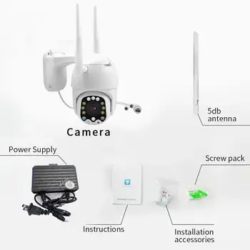 1080P LED Sekimo Mini WIFI Lauko Dome Home Security, IP Kamera, Wireless HD Vandeniui Naktinis Matymas, Judesio Aptikimas 