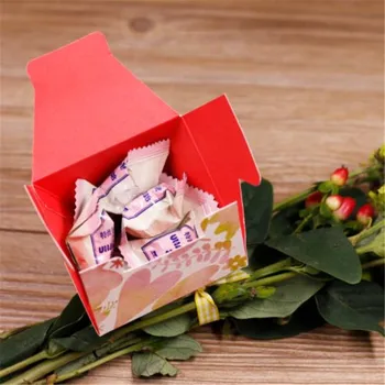 Spalvinga pavasario saldainių dėžutė Vestuvių naudai dovanų dėžutė vestuvių šventė reikmenys dovanų maišelį, baby shower gimtadienio apdaila