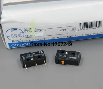 Nemokamas pristatymas 10vnt/daug Naujos originalios OMRON Micro switch Kelionės jungiklis ribinis jungiklis SS-5D