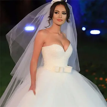 Balta China Kamuolys Suknelė Pigūs Vestuvinės Suknelės 2021 Brangioji Nėriniai Atgal Vestuvių Suknelės vestidos de novia