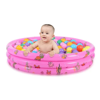 80CM Nešiojamų Kūdikių Plaukimo Baseinas Pripučiamas Vaikų Baseinas Vonia Vaikas Baseinas Vandenyno Ball Pool Oro Siurblys