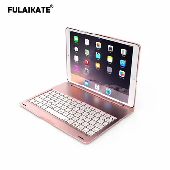 FULAIKATE Apple iPad Pro 11 colių, Sulankstomas Bluetooth Belaidę Klaviatūrą, 78 Klavišai Lašas Apsaugos Funda Aliuminio ClamFunda Atveju