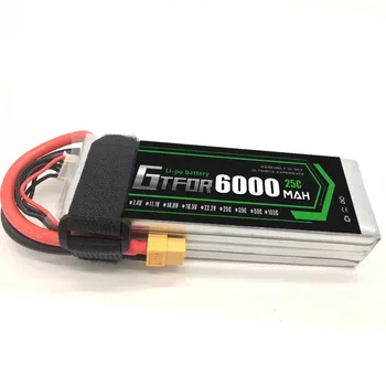 GTFDR Galia Lipo Baterija 11.1 V, 6000mah 25C 3S AKKU Batteria Už Sraigtasparnis RC Modelis Rc Tranų, Rc Automobilių, RC Valtis