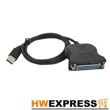 HWEXPRESS Karšto Naujas UK USB 2.0 Male, kad DB25 IEEE-1284 Lygiagretusis Prievadas Spausdintuve Adapterio Kabelis