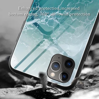 GerTong Marmuro Akmens Tekstūros, Telefono dėklas Skirtas iPhone SE 2020 m. 11 Pro Max X XR XS max 7 8 6 6s Plius Spalvinga Sunku VNT Galinį Dangtelį Rubisafe