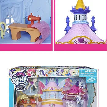Hasbro My Little Pony Princess Retenybė Mados Parduotuvė Žaislas Tiktų Plastikiniai Veiksmų Skaičius, Ponis Lėlės, Žaislai Vaikams Mergina Kalėdų Dovanos
