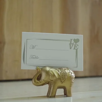 Kūrybos Golden Elephant Sėdynės Kortelės Įrašą Mados Dovana Vestuvių Scena Rekvizitai Gražių Vestuvių Stalo Reikmenys šalies prekių