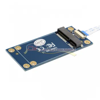 50mm Mini PCI-E 52 Pin mSATA SSD M. 2 NGFF B-įrašykite Adapteris Pridėti Korteles PCBA