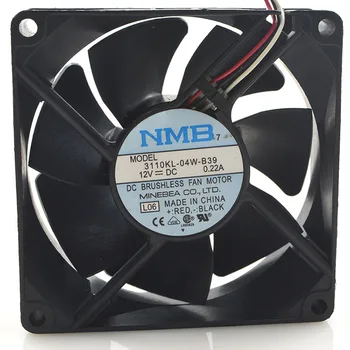 Originalą NMB 8025 3110KL-04W-B39 12V 0.22 3-wire aušinimo ventiliatorius