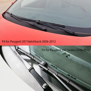 EALEN Už Peugeot 207 Sedanas Sedanas 207 CC 2006-2012 Originalus pakeisti Priedus 1Set Gumos Automobilio Priekinio Valytuvo Rinkinys
