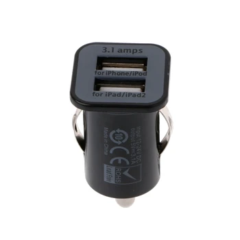 Auto Didelis Kiekis Dual USB Įkroviklis Adapteris, Lizdas Automobilio Cigarečių Degiklio Mokestis 1XCF