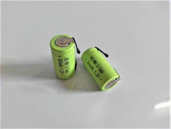 Naujos baterijos 8PCS 2/3aa 800mah 1.2 v Ni-MH akumuliatorius 2/3AA1.2V Supermenas razor baterija