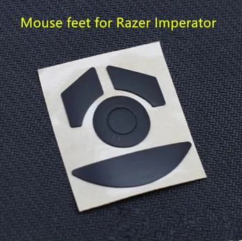 2 komplektai/pak TPFE pelės pačiūžos pelės kojų Imperator storis yra 0,6 mm, pelė slysta pakeitimo