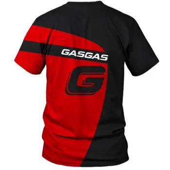 GASGAS-2020 3D spausdinimo marškinėliai vyriški juokingas cool T-shirt vasaros vyrų top hip-hop, T-marškinėliai, vyriški drabužiai