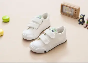 MHYONS 2018 m. pavasarį Naujas Vaikų batai vaikas drobė batai berniukui vaikas balti sportbačiai vaiko vieno batai atsitiktinis mergina batai