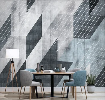 Custom tapetai, freskos 3D foto tapetai, modernus minimalistinio abstrakčių linijų geometrinių TV foną, sienos dekoratyvinis menas