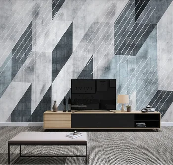Custom tapetai, freskos 3D foto tapetai, modernus minimalistinio abstrakčių linijų geometrinių TV foną, sienos dekoratyvinis menas