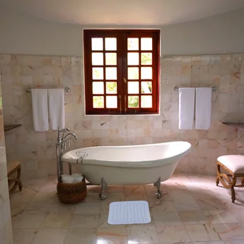 1pc PVC Vonios kambarys neslidus Kilimėlis, Vonia, Tualetas ir Dušas, Grindų kilimėlis su Siurbimo Taures