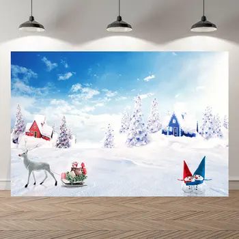 Seekpro Fotografijos Fone laimingas Gimtadienio Reklama Fone linksmai chiristmas sniego naujųjų metų Nuotrauka Fone, Photocall