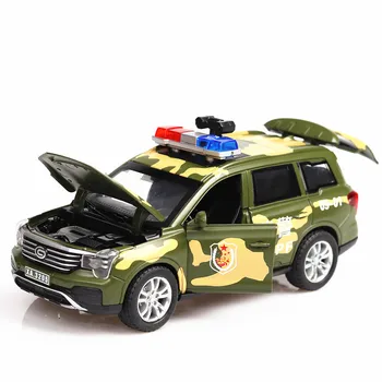 Modeliavimo 1:32 praeiti GS8 specialiųjų policijos lydinio modelis,išskirtinį die-casting, garso ir šviesos traukti atgal žaislas automobilio modelį,nemokamas pristatymas